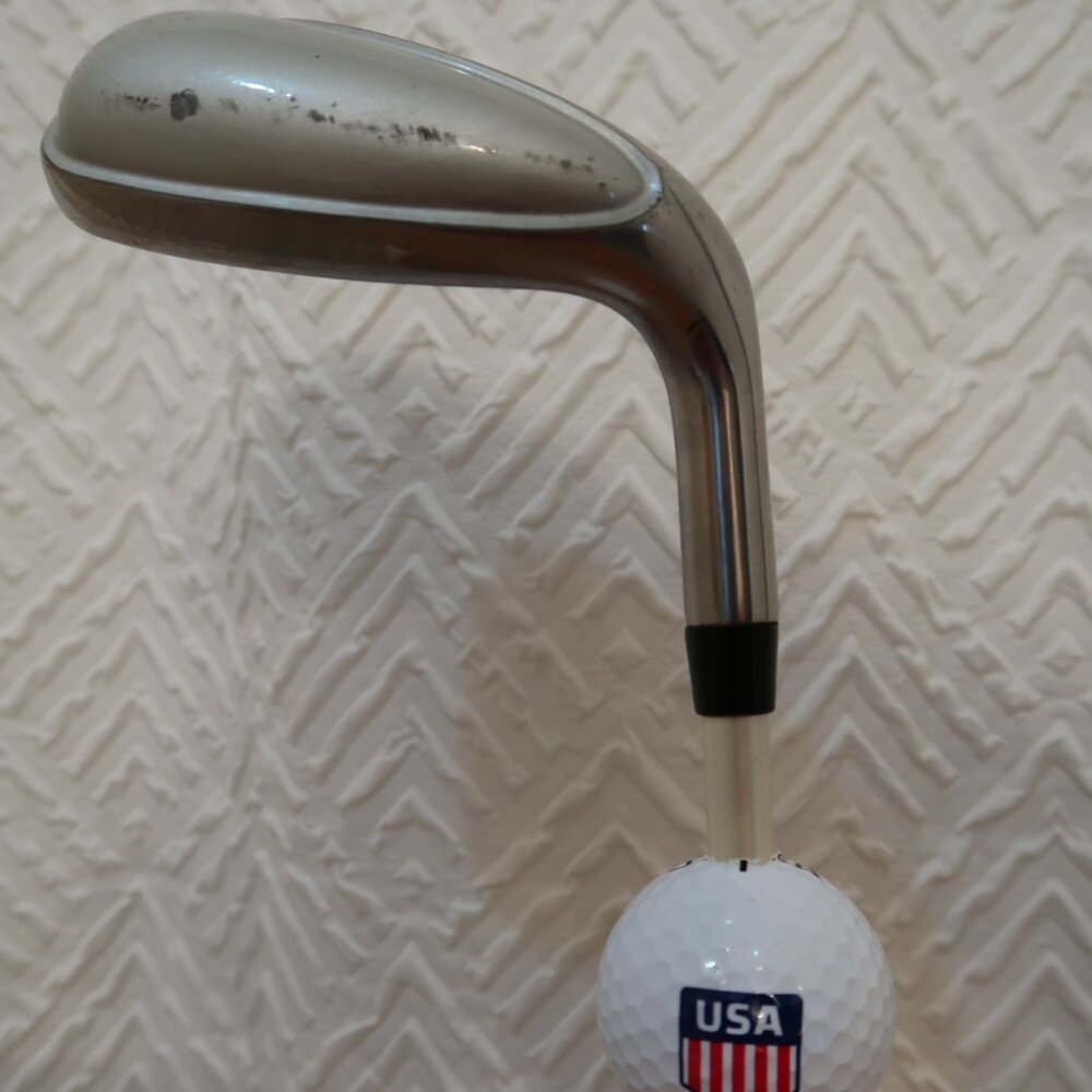 Lady Fairway SW Golf Club Beer Tap Handle with USA Patriotic Golf Ball